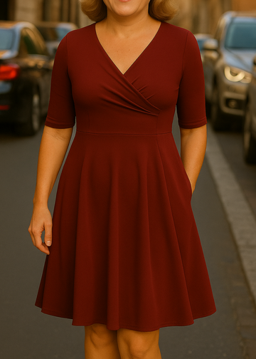 Victoria – Elegante wikkeljurk voor elke dag