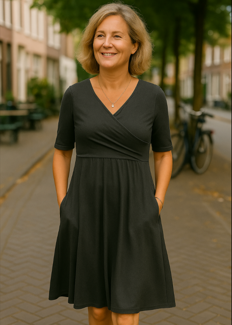 Victoria – Elegante wikkeljurk voor elke dag