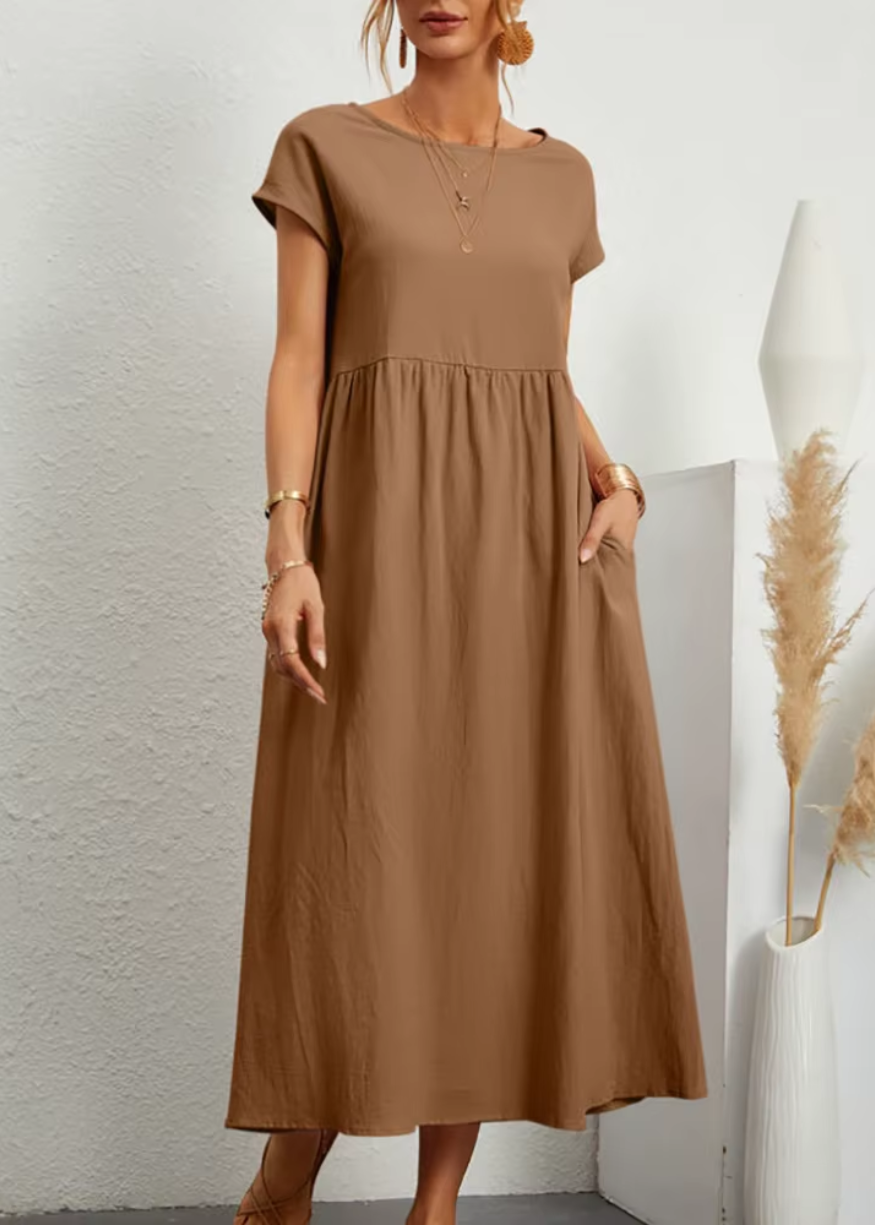 Lina – Elegante jurk zonder strakke naden