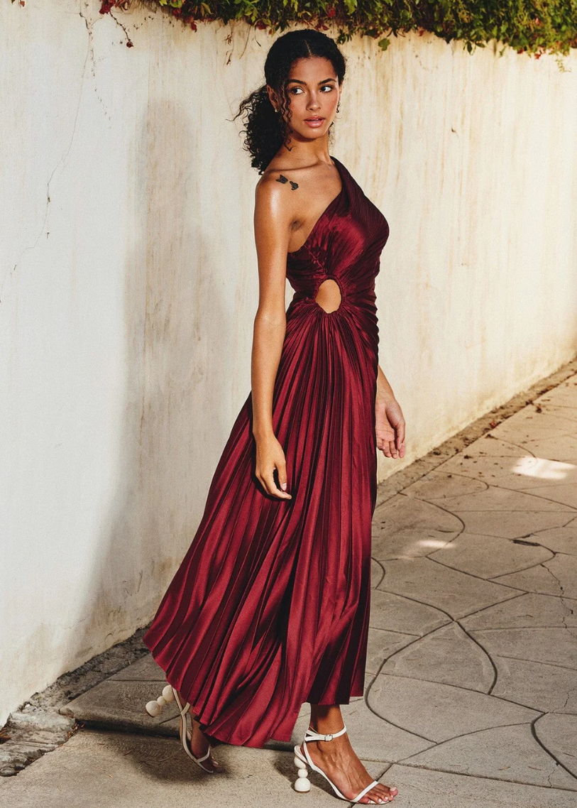 Olivia – Elegante Jurk met Zachte Plooien