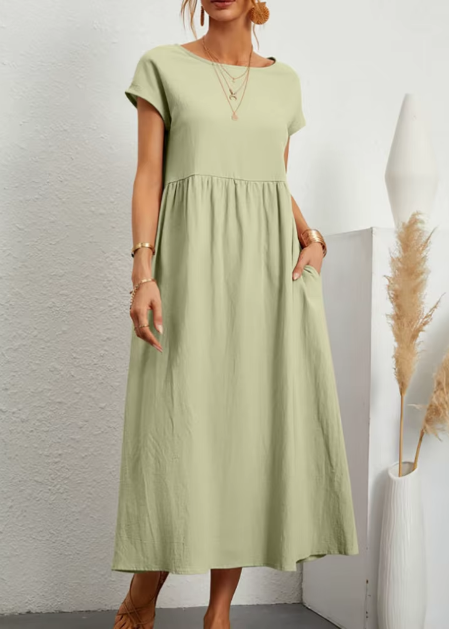 Lina – Elegante jurk zonder strakke naden