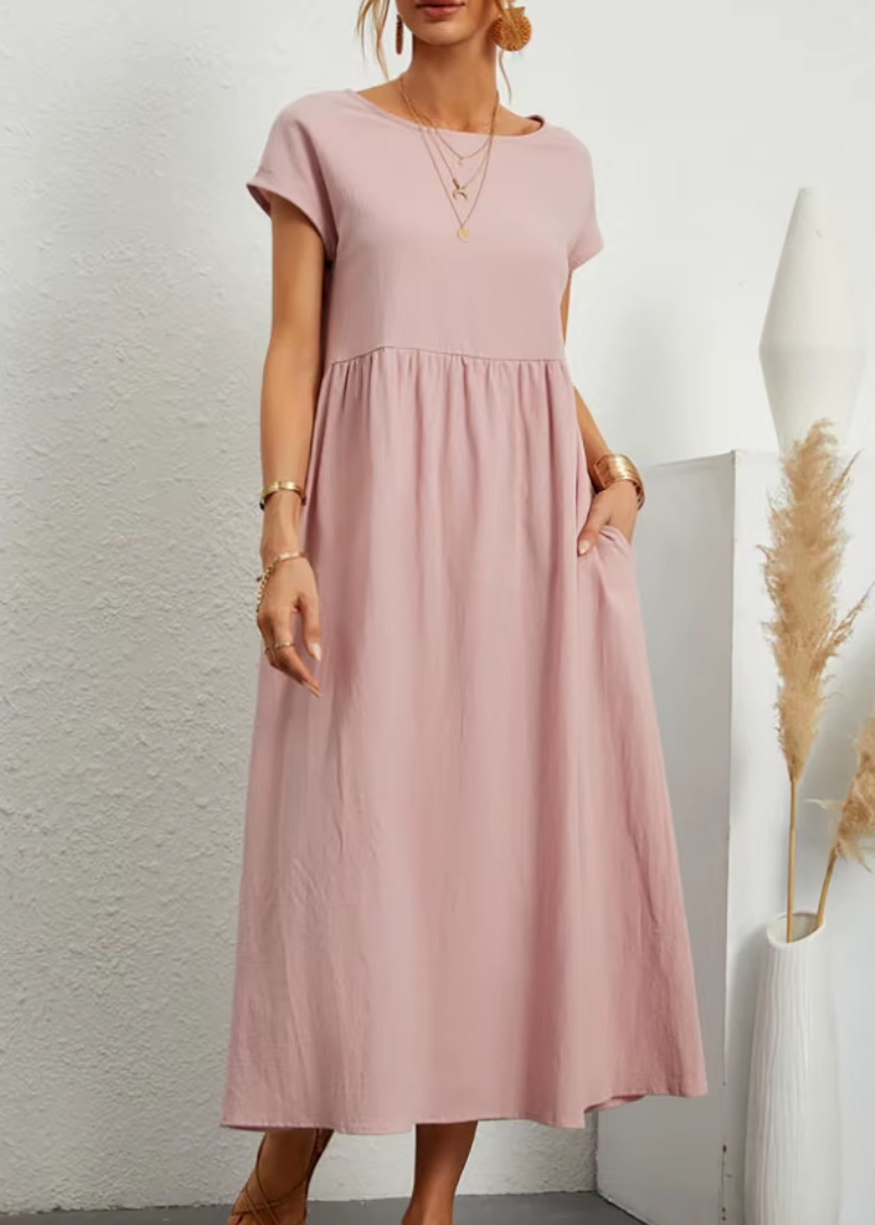 Lina – Elegante jurk zonder strakke naden
