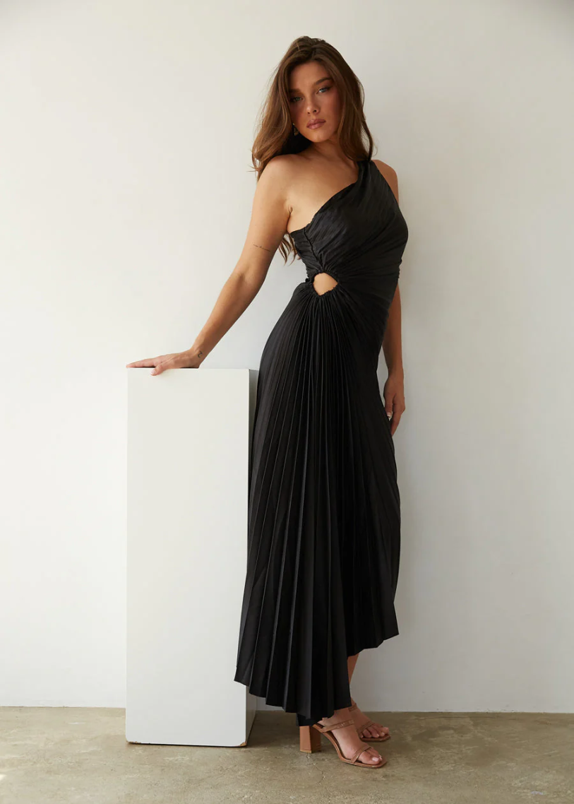 Olivia – Elegante Jurk met Zachte Plooien