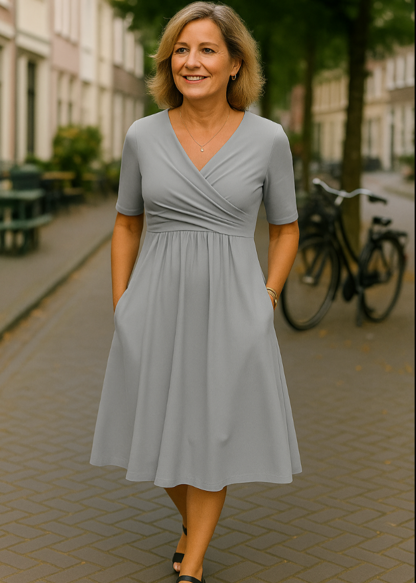 Victoria – Elegante wikkeljurk voor elke dag