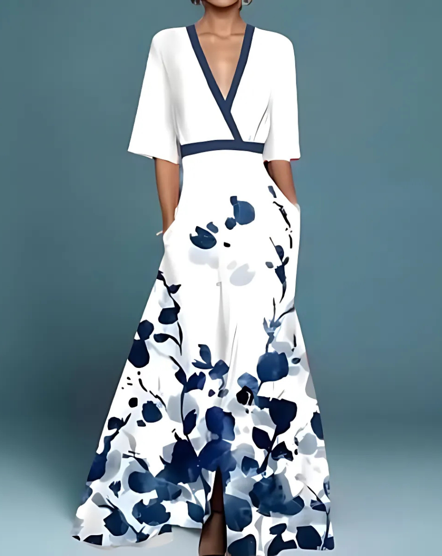 Elona –  Elegante Bloemenjurk