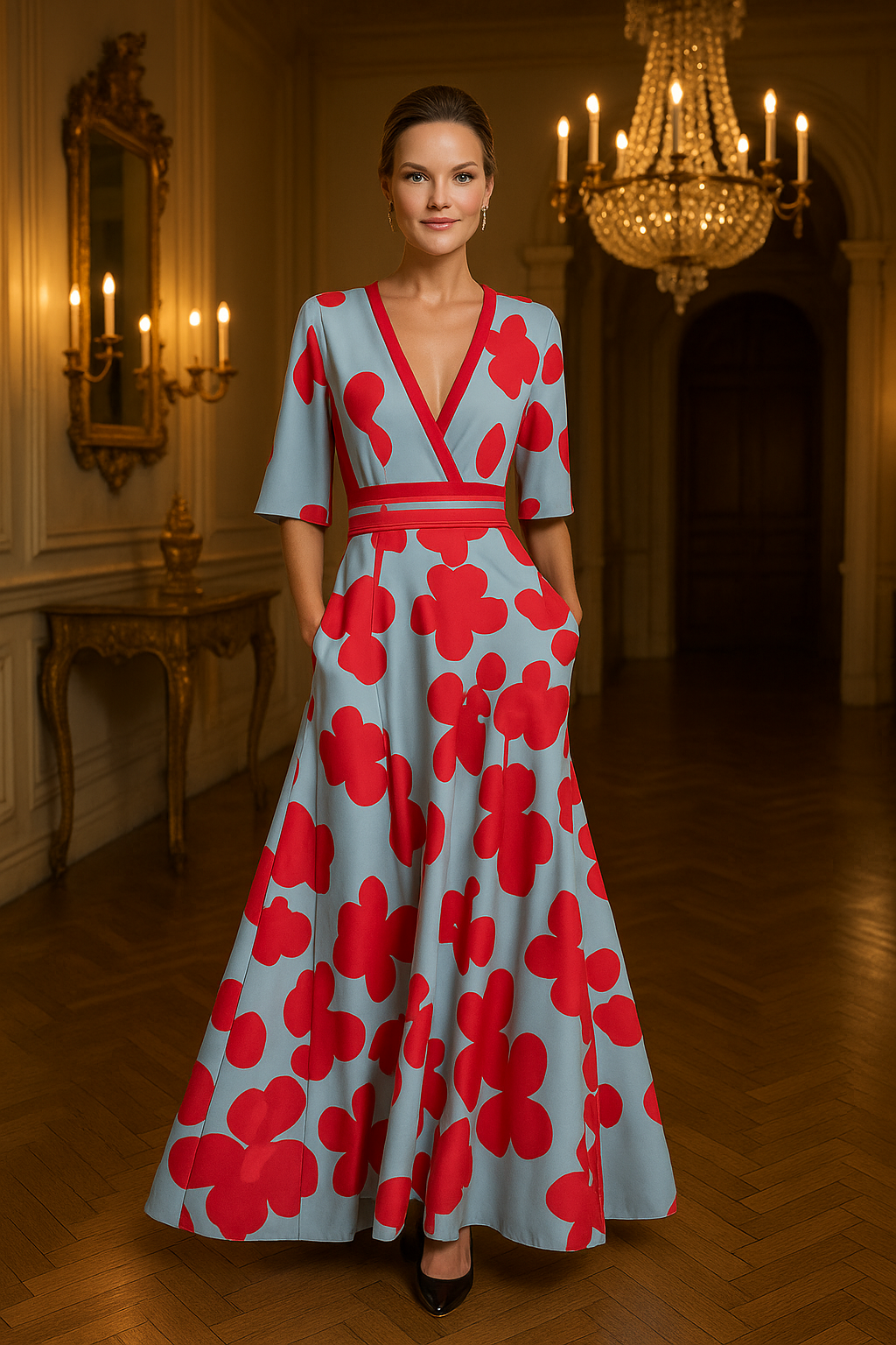 Elona –  Elegante Bloemenjurk